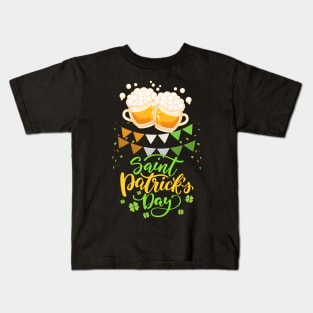 Beer Drinking St. Patrick's Day Kids T-Shirt